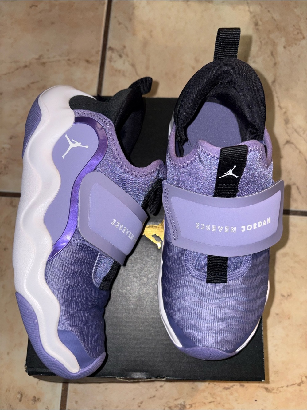 Jordan Kids Slip-On Shoes in Purple